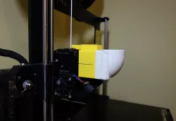 Prusa i3 MK3S hot extruder, engine cooling and filament dust filter