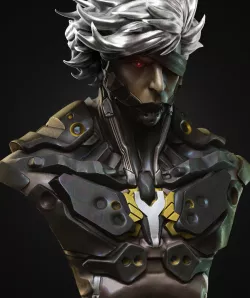 raiden-metalGearRisingRevengeance-bust