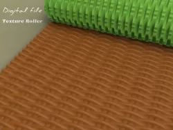 Rattan B | Polymer Clay Seamless Texture Roller | Digital STL File