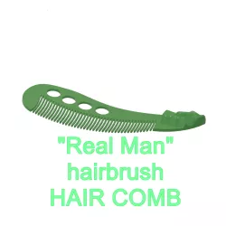 Real Man hairbrush HAIR COMB barrette Multi purpose Male Female Style Braiding Tool hair styling braid  hb-09 3d print cnc