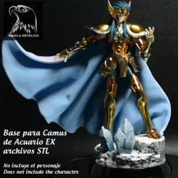 Saint Seiya - BASE for Camus of Aquarius - Base 3D Print - (STL BASE files).