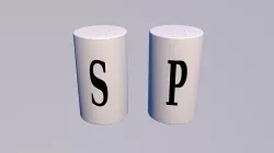 Salt and pepper shaker