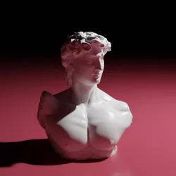 Sculpture David Bust