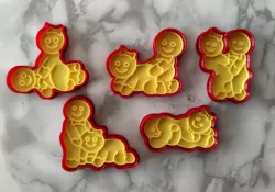 set of cutters + marker km-asutra CUTTER OF COOKIES VALENTINE'S DAY Cookie Cutter Kamasutra cutters