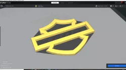 simple CVO style harley logo