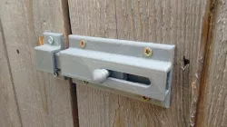Sliding Door bolt Print fully assembled