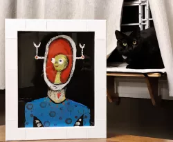 Snap-Together Modular Picture Frame - Fits Any Size Picture