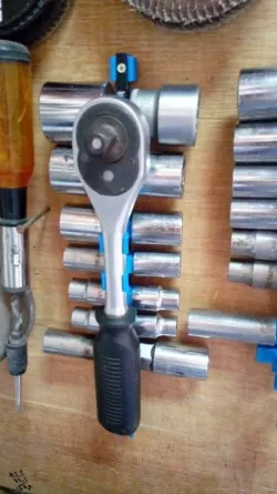Socket Organizer  With Rail, Dual