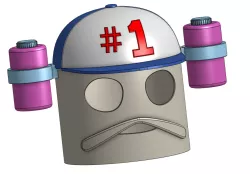 Spongebob Inspired Number 1 helmet (Smitty Werbenjagermanjensen)