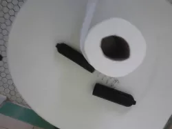Spring Loaded Bog Roll Holder