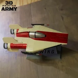 STAR WARS   A-WING RZ-1 STARFIGHTER with BASEMENT
