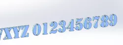 Stencil Font