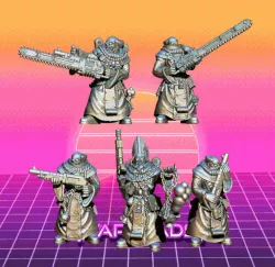 The Clergy Package! All 5 Battle Preachers at once!