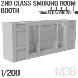 TITANIC 2ND CLASS SMOKING ROOM BOOTH 1/200