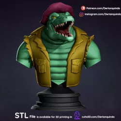 TMNT fan art / Leatherhead