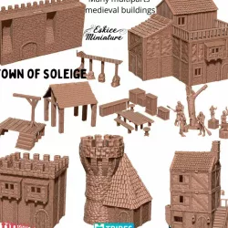 Town of Soleige - 28mm for medfan wargame