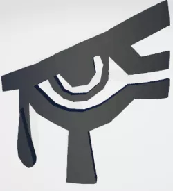 Ulthwe Craftworld Eldar Icon Moulded Hard Transfer for Mechs