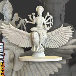 Uluka Carrying Lakshmi - Mindfulness in Prosperity