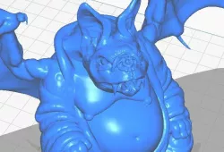 Vampire Bat Buddha w/wings (Animal Collection)