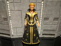VINTAGE DUNE PRINCESS IRULAN, KENNER STYLE ACTION FIGURE, 3.75" CUSTOM FIGURE, FRANK HERBERT BOOK.