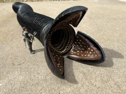 VINTAGE SANDWORM ACTION FIGURE. FRANK HERBERT'S DUNE, DAVID LYNCH MOVIE MONSTER, CREATURE. KENNER 3.75", 1/18