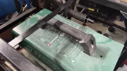 Welding station handle