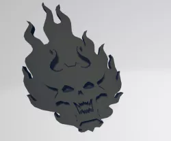 Word Bearers Chaos Space Marine Icon Moulded 'Hard Transfer'