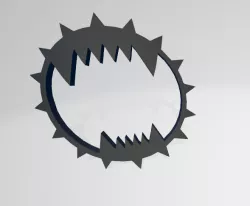 World Eaters Chaos Space Marine Icon Moulded 'Hard Transfer'