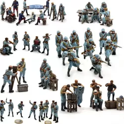 WW1 French Army 59 STL - Files Pre-supported