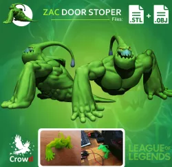 Zac LOL figure / Door Stopper