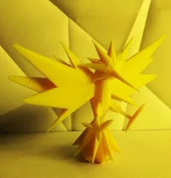 Zapdos Low Poly Pokemon