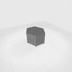 14 Buildings Mechwarrior / Battletech Hex-based City Set