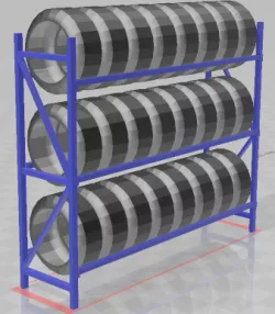 2 tire racks