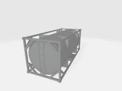 20 Foot Intermodal Liquid Container HO Scale