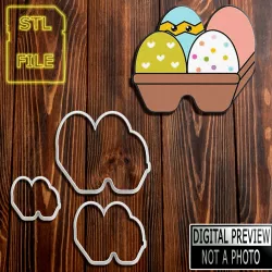 [50% off] CORTANTE DE GALLETAS - CAJA DE HUEVOS DE PASCUA MODEL