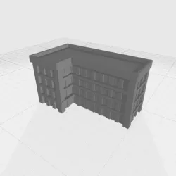 9 Mechwarrior / Battletech scale buildings