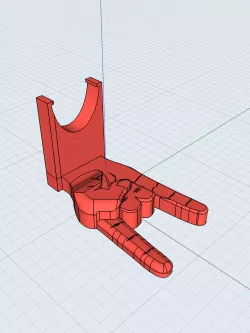 Acoustic Guitar Holder (Rock Hand Sign)
