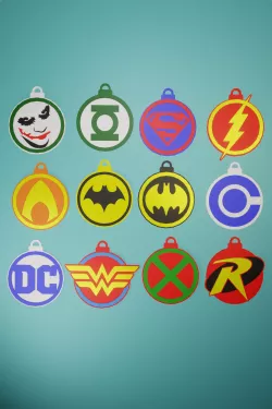 ADORNO ARBOL NAVIDAD DC COMICS