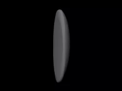 Arrival heptapod spaceship scaled one in eight thousand