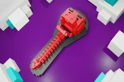 Articulated Pixel Dragon