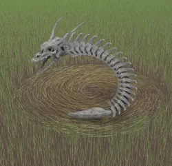 articulated skeleton dragon