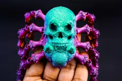 Articulated Spider King Halloween
