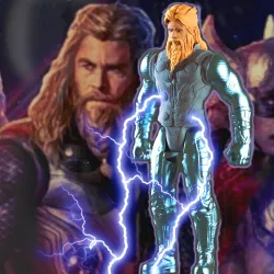 articulated thor from the movie. thor love and thunder