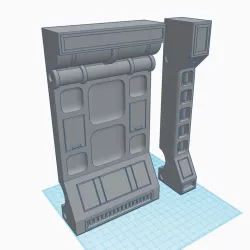 Avionyx Sci-Fi Corridor Wall Panels