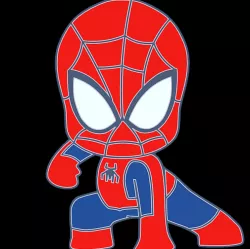 Badge chibi spiderman