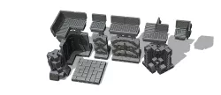 Base Pieces 3D print model