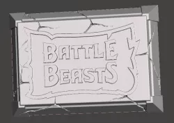 BATTLE BEAST. STL ACTION FIGURE STAND.3D ACTION FIGURE .OBJ TAKARA STYLE