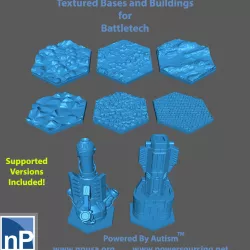 Battletech Buildings and Bases - pack 2