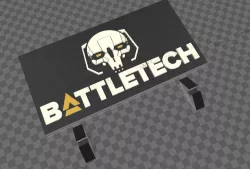 Battletech Logo stand