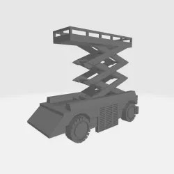Battletech Mech repair elevated platform